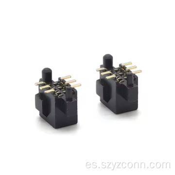 Conector de cabecera hembra de 1,27 mm recto 6P